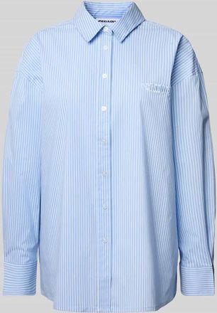 Pegador Oversized Bluse mit Label-Stitching Modell EVA in Hellblau, Gr&ouml;&szlig;e XS