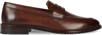 Paul Smith Leren loafers - Bruin