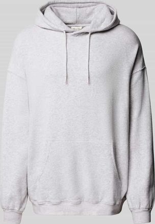 American Vintage American Vintage Hoodie mit K&auml;nguru-Tasche Modell ATUBAY in Hellgrau Melange, Gr&ouml;&szlig;e M/L
