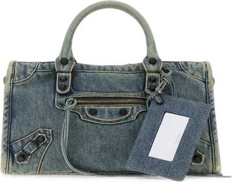 Balenciaga Small Le City Denim Tote Bag