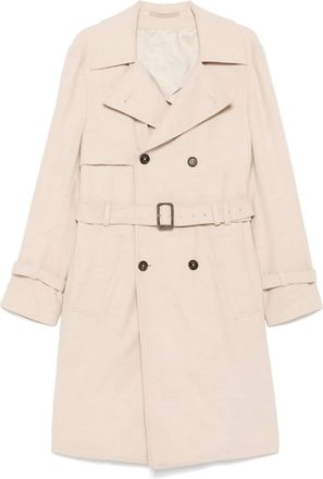 Eleventy Jas met ceintuur - Beige