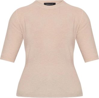 Fabiana Filippi T-shirt con decorazione - Toni neutri