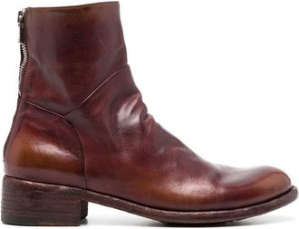 Officine Creative Lison ankle boots - women - Buffalo Leather/Leather/Leather/Rubber - 41 - Brown