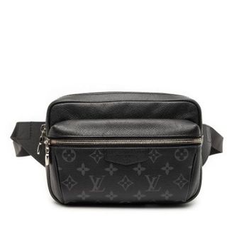 Louis Vuitton Pre-owned Vintage Monogram Belt Bag - Dames - Pre-owned - Zwart - Maat: ONE Size Zijde