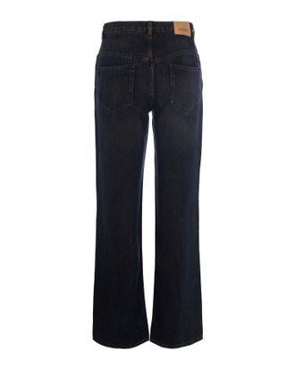 Isabel Marant Womens Jeans Belvira Dirty Blue