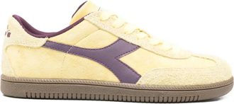 Diadora Sneakers met su&egrave;de vlak - Geel