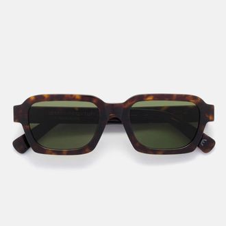Retro Superfuture Sunglasses Caro 3627 Green Acq Brown/Green Unisex