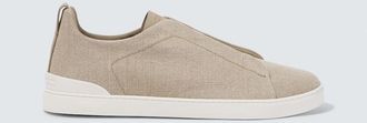Ermenegildo Zegna Sneakers Triple Stitch in canvas