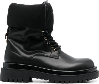 Versace Jeans Couture Black Drew Polyurethane Luxe Boots