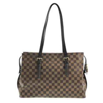Louis Vuitton Pre-owned Shoulder Bags, male, Brown, Size: ONE SIZE Pre-owned Damier Shoulder Bag