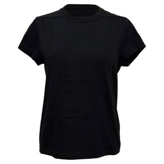 Rick Owens Crewneck T-Shirt in Black Cotton