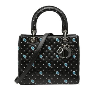 Dior Pre-owned Lady Satchel - Dames - Pre-owned - Zwart - Maat: ONE Size Leer