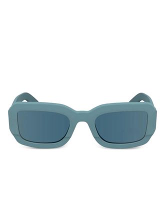 Calvin Klein square-frame sunglasses - Blue