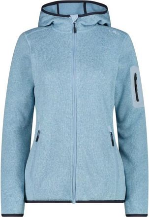 F.lli Campagnolo Jacket Fix Hood Jacquard Knitted 3H19826 Fleecejacke f&uuml;r Damen | blau