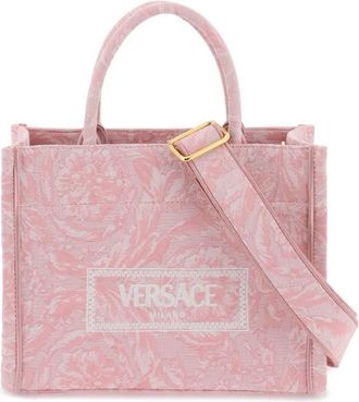 Versace Barocco Athena Small Tote Bag Print