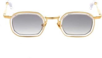 John Dalia Sunglasses, unisex, Yellow, ONE SIZE, Classic Sunglasses with Timeless Style