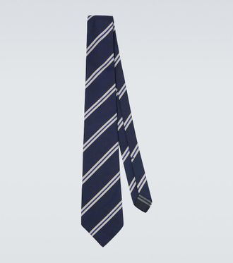 Dunhill Striped silk tie