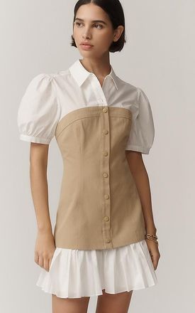 ASTR the Label Joseline Short-Sleeve Twofer Mini Dress