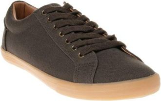 Lyle & Scott Brown Canvas Pump Trainers Lace Up Size 40