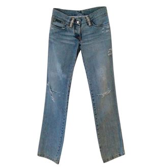 Dolce & Gabbana Swarovski-Embellished Jeans Size XS