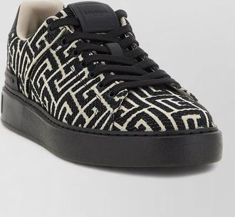Balmain monogram low-top sneakers