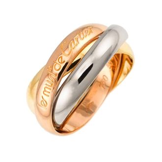 Cartier Pink Gold White Gold Yellow Gold Yellow Gold (18K) Pink Gold (18K) White Gold (18K) Band Ring (Pre-Owned)