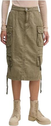 Alpha Industries Midi Skirts - Dames - Midirokken - Groen - XS - Rokken