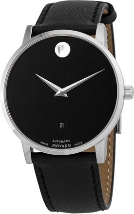 Movado Museum Classic Automatic Black Dial Mens Watch 0607473