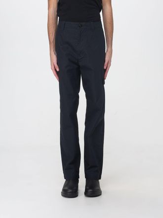 Stone Island Pantaloni chino della capsule Ghost in cotone slim fit