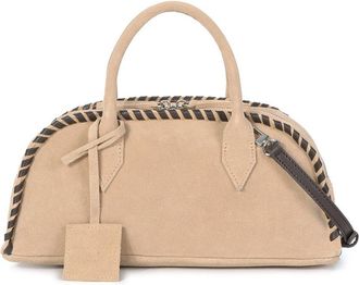 Tiffany & Fred Suede & Leather Top Handle Bag