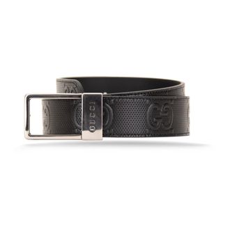 Gucci Belts, male, Black, Size: 75 CM Leather Belt