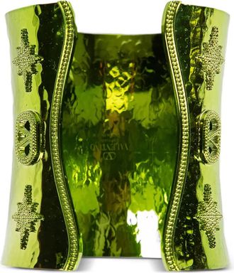 Valentino Garavani Metallic armband - Groen