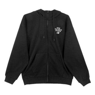 New Balance Sportswear Hooded Jacket Asia Sizing Black 6DD12033-BK