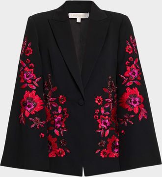 Ramy Brook Lucinda Embellished Cape