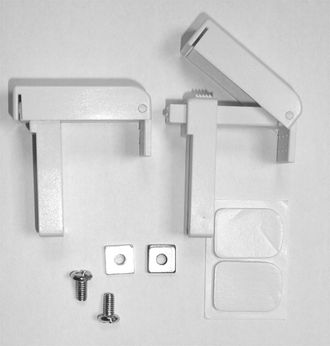 Kutti Heimtextilien Klemmträger Klemmfix, für Raffrollos, weiss