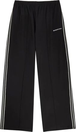 Mki Miyuki Zoku logo-embroidered track pants - Black