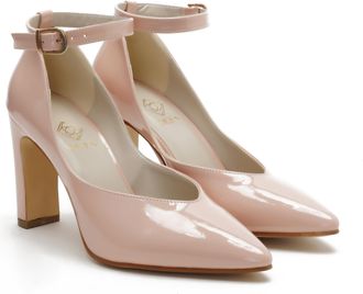 Desa Womens Faux Leather High Heels - Stiletto Heel, Plastic Sole | pink - 38