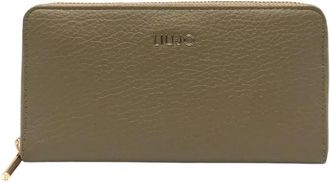 Liu Jo XL Zip Around - unisex - Portefeuilles - Bruin - XL - Polyester - Accessoires