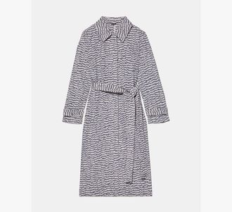 Kate Spade New York Modern Feathers Belted Trench Coat