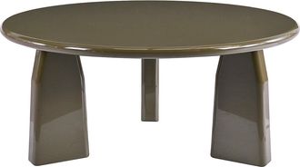 Vente-Unique Mesa de centro de MDF - Verde caqui lacado - ZINAPA