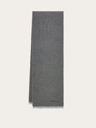 Ferragamo Men Cashmere scarf Grey