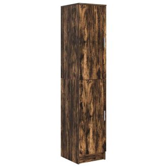 Berkfield Home Buffet Cabinet Smoked oak Engineered wood Large Buffet Cabinet in Brown