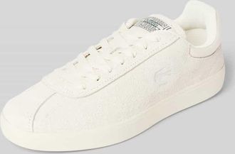 Lacoste Sneaker mit Strukturmuster Modell BASESHOT in Ecru, Gr&ouml;&szlig;e 42