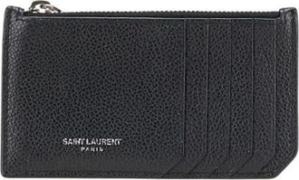 Saint Laurent Pre-owned Wallets, male, Black, Size: ONE SIZE Pre-owned Coin Purse
