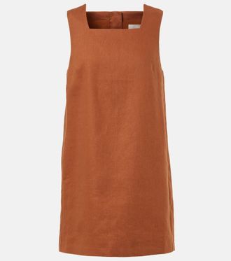 Possé Rio linen shift dress