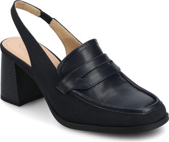 Journee Collection Womens Henrika Moc Toe Pumps