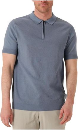 Saint Steve Saint Steve, Tops, Heren, Blauw, M, Katoen, Sonny Polo Shirt