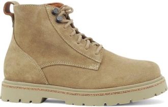Birkenstock Highwood Lace Mid Smalle Pasvorm - Dames - Veterlaarzen - Beige - 39 EU - Leer - Schoenen