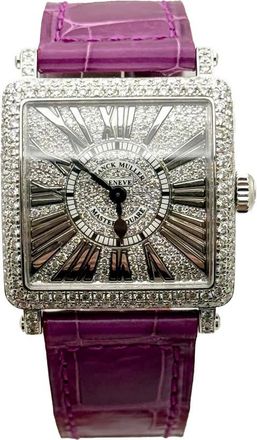 Franck Muller Master Square Quartz Diamond Ladies Watch 6002 S QZ D CD-PRP