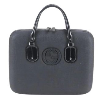 Gucci Pre-owned Handbags, male, Black, Size: ONE SIZE Pre-owned Briefcase Handbag